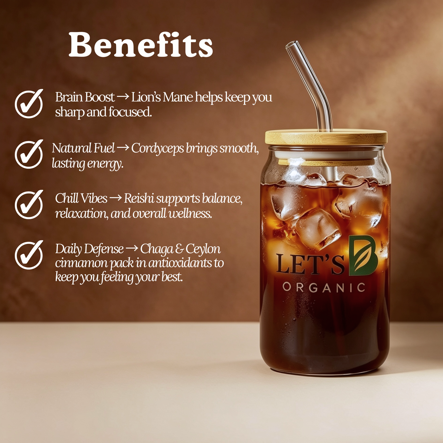 Mushroom Coffee – Focus & Energy Blend
